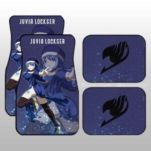 Juvia Lockser Car Floor Mats Custom Fairy Tail Anime Gifts For Fan