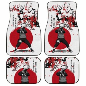 Kakashi Car Floor Mats Custom Japan Style Anime Naruto Car Interior Accessories