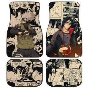 Kakashi Itachi Car Floor Mats Custom Manga Anime Naruto Car Accessories