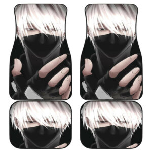 Kakashi Naruto Mad Moment Black Car Floor Mats 191023
