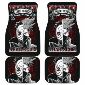 Kakashi Obito Front And Back Car Mats