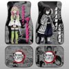 Kanroji And Obanai Car Floor Mats Custom Demon Slayer Anime Mix Manga Gifts For Fans