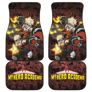 Katsuki Bakugo My Hero Academia Car Floor Mats Anime Car Accessories