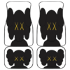 Kaws Head in White theme Car Floor Mats 191024