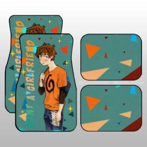 Kazuya Kinoshita Car Floor Mats Custom Rent A Girlfriend Anime Car Accessories Gifts For Fans