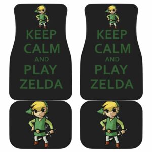 Keep Calm And Play Zelda Car Floor Mats