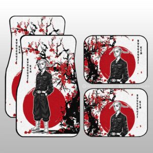 Ken Ryuguji Car Floor Mats Custom Japan Style Tokyo Revengers Anime Car Accessories