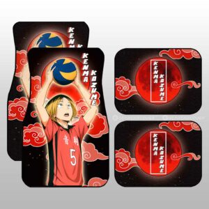 Kenma Kozume Car Floor Mats Custom Gifts For Haikyuu Anime Fans