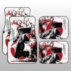 Kenpachi Zaraki Car Floor Mats Custom Japan Style Anime Bleach Car Interior Accessories
