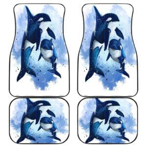 Killer Whale Sea Animal Car Floor Mats 191024