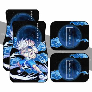 Killua Zoldyck Car Floor Mats Custom Anime Hunter x Hunter Car Accessories Gifts Idea