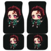 Kimetsu No Yaiba Anime Fan Tanjiro Kamado Car Floor Mats H1223