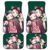 Kimetsu No Yaiba Car Floor Mats Tanjiro Kamado & Nezuko Kamado H1223