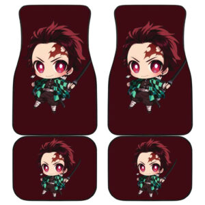 Kimetsu No Yaiba Tanjiro Kamado Anime Car Floor Mats H1223