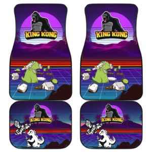 King Kong Retrowave Funny Car Floor Mats UBC033009