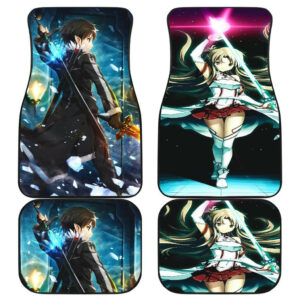 Kirito Asuna Sword Art Online Anime Car Floor Mats 191024