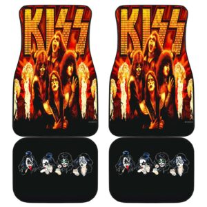 Kiss Band Front And Back Car Mats
