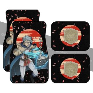 Klaus Lunettes Car Floor Mats Custom Black Clover Anime Car Accessories