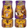 Kobe Bryant Car Floor Mats Black Mamba Fan Gift