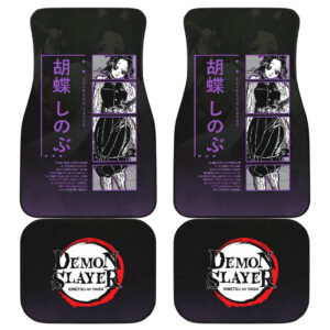 Kocho Shinobu Demon Slayer Car Floor Mats Anime Car Accessories