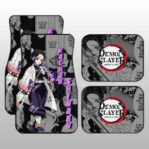 Kochou Shinobu Car Floor Mats Custom Demon Slayer Anime Mix Manga Gifts For Fans