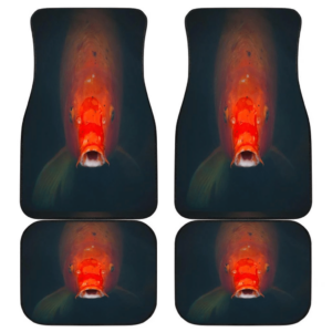 Koi Fish 3D Dark theme Car Floor Mats 191024