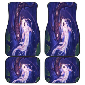 Koi Jing Jang Circle Dark theme Car Floor Mats 191024