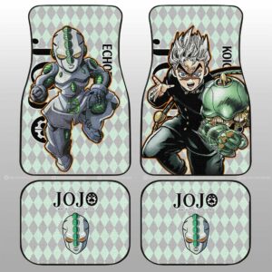 Koichi Hirose Car Floor Mats Custom JoJo’s-Bizarre-Adventure Anime Gifts For Fan