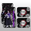 Kokushibou Car Floor Mats Custom Demon Slayer Anime Mix Manga Gifts For Fans