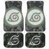 Konohagakure Car Floor Mats Custom Anime Naruto Konoha Car Accessories