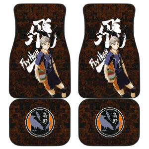 Koshi Sugawara Haikyuu Car Floor Mats Anime Car Accessories