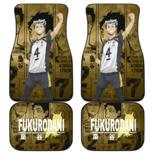 Kotaru Bokuto Haikyuu Car Floor Mats Anime Car Accessories