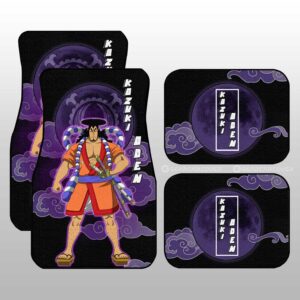 Kozuki Oden Car Floor Mats Custom Gifts Idea For One Piece Anime Fans