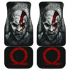Kratos God Of War Angry Face & Logo Car Floor Mats 191024