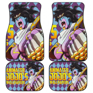 Kujo Jotaro Art Car Floor Mats JoJo’s Bizarre Adventure H081720