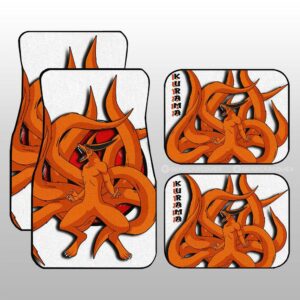 Kurama Car Floor Mats Custom Gifts For Naruto Anime Fans