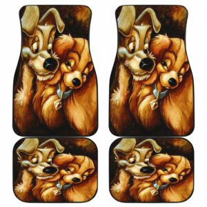 Lady And The Tramp Front And Back Car Mats