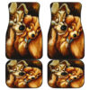 Lady And The Tramp Funny Couple Dogs Car Floor Mats 191024