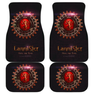 Lannister Game Of Thrones Art Car Floor Mats Movies H053120