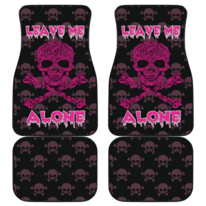 Leave Me Alone Skulls Car Floor Mats Amazing Gift Ideas T140720