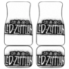 Led Zeppelin Black And White Explode White Car Floor Mats UBC032314