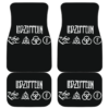 Led Zeppelin Black And White Logo Car Floor Mats UBC032313