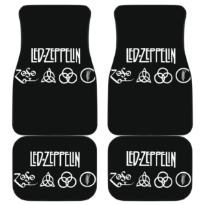 Led Zeppelin Black And White Logo Car Floor Mats UBC032313