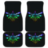 Legend Of Zelda Colorfull Art Logo in black theme Car Floor Mats 191024