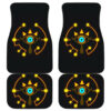 Legend Of Zelda Eye Logo in black theme Car Floor Mats 191024