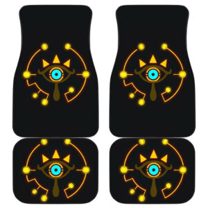 Legend Of Zelda Eye Logo in black theme Car Floor Mats 191024