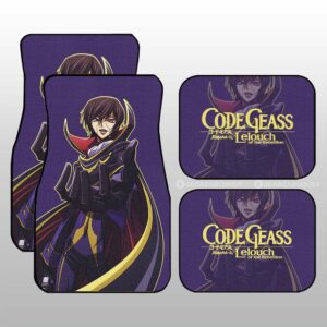 Lelouch Lamperouge Car Floor Mats Custom Code Geass Anime Gifts For Fans