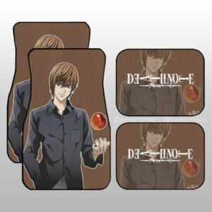 Light Yagami Car Floor Mats Custom Death Note Anime Gifts For Fans