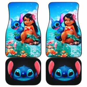 Lilo And Stitch Cartoon Disney for Kid Car Floor Mats 191024