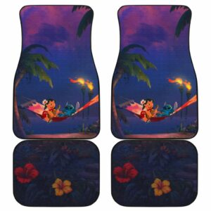 Lilo and Stitch Disney Cartoon Fan Gift Car Floor Mats H061520
